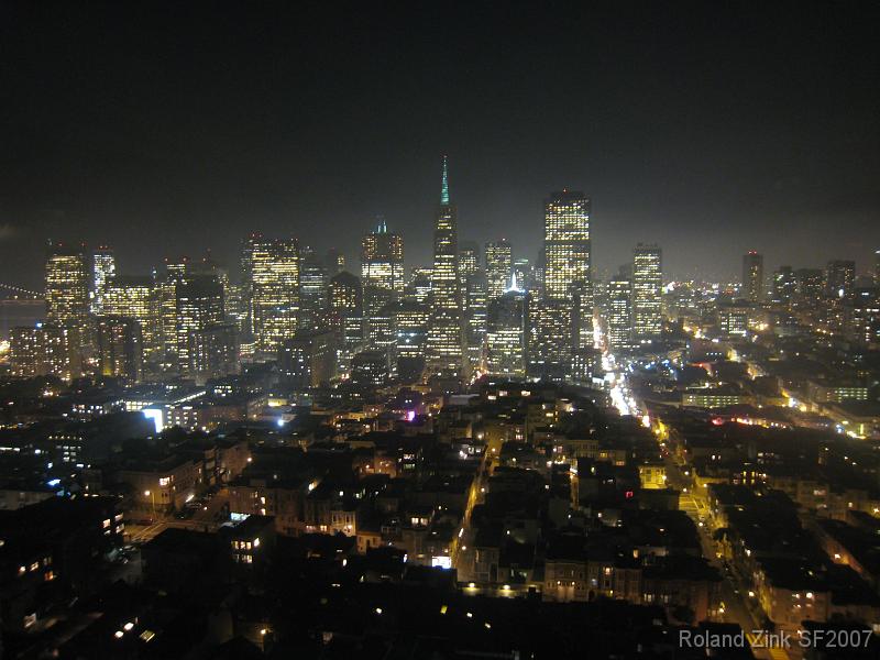 IMG_1789 San Francisco at night viewed from Coit tower